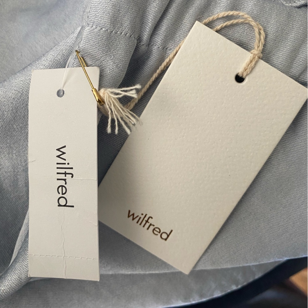 NWT ARITZIA x WILFRED Piano Skirt in Sterling Blue Size XS - Picture 13 of 15